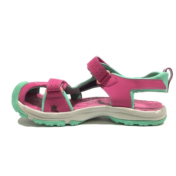 TEVA HURRICANE CLOSED TOE PRO SPORTS WATER SANDALS -RASPBERRY -YOUTH US 5 -NEW - Picture 4 of 7